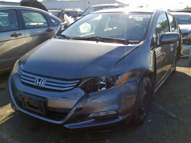 JHMZE2H5XAS037081 - 2010 HONDA INSIGHT LX GRAY photo 2