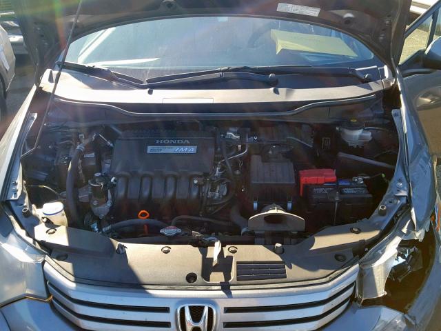 JHMZE2H5XAS037081 - 2010 HONDA INSIGHT LX GRAY photo 7