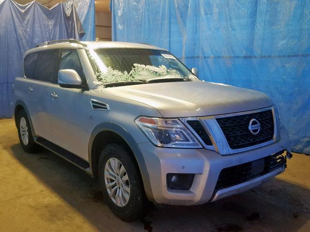 JN8AY2ND1H9009757 - 2017 NISSAN ARMADA SV SILVER photo 1