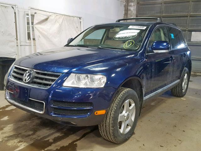 WVGBC77L94D048812 - 2004 VOLKSWAGEN TOUAREG 3. BLUE photo 2