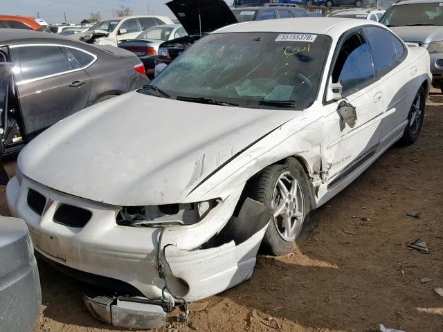 1G2WP52K13F154529 - 2003 PONTIAC GRAND PRIX WHITE photo 2