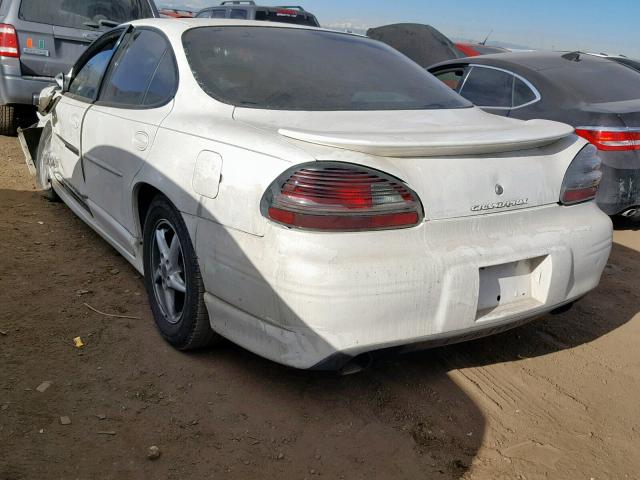 1G2WP52K13F154529 - 2003 PONTIAC GRAND PRIX WHITE photo 3