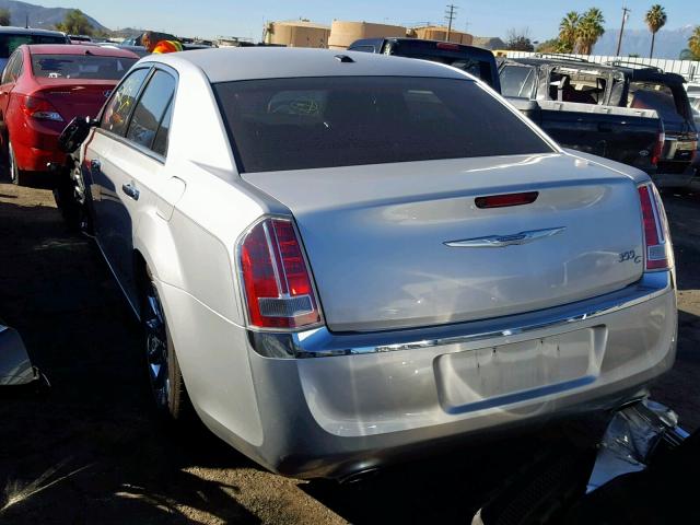 2C3CCAET5CH277552 - 2012 CHRYSLER 300C SILVER photo 3