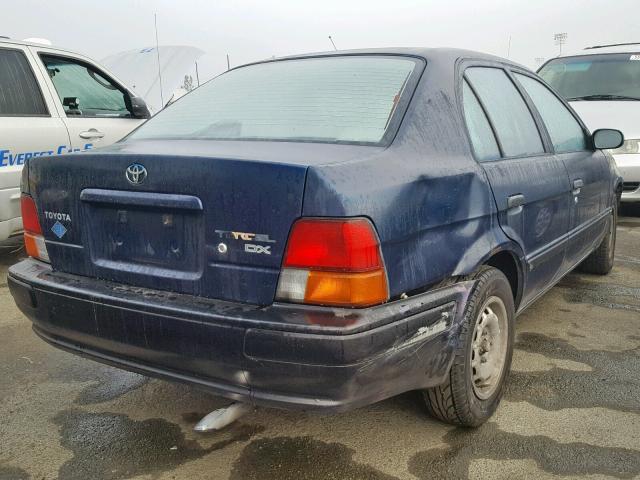 JT2EL56E4S7025323 - 1995 TOYOTA TERCEL DX BLUE photo 4