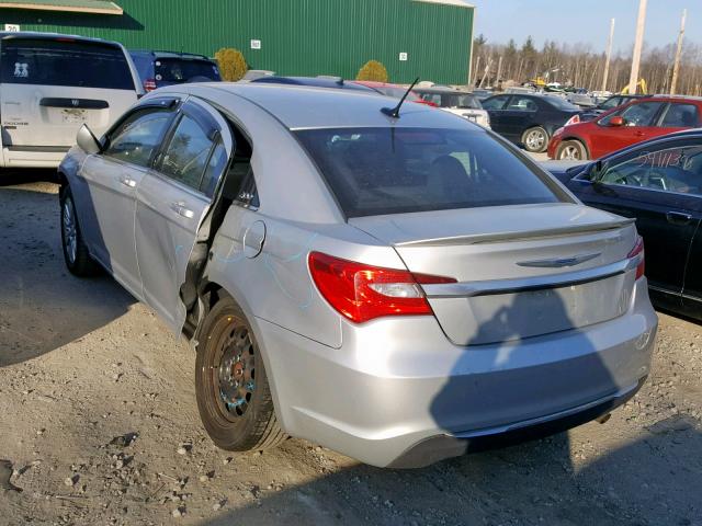 1C3CCBAB8CN282058 - 2012 CHRYSLER 200 LX SILVER photo 3