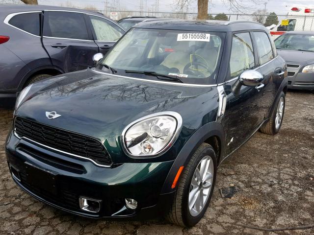 WMWZC5C59EWP35077 - 2014 MINI COOPER S C GREEN photo 2