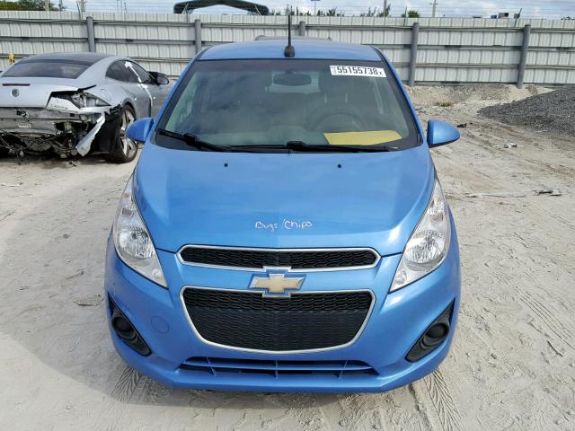 KL8CA6S9XDC574420 - 2013 CHEVROLET SPARK LS BLUE photo 9