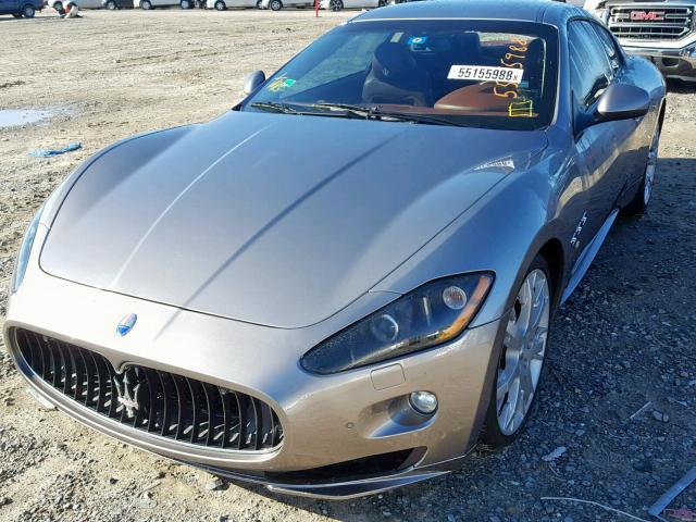 ZAM45KLA3C0060678 - 2012 MASERATI GRANTURISM GRAY photo 2