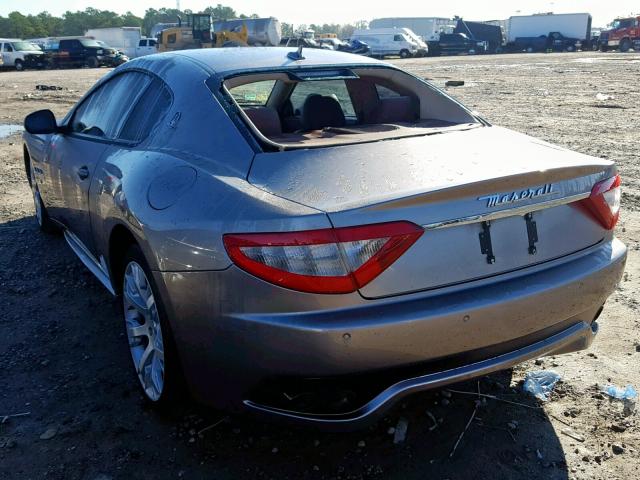 ZAM45KLA3C0060678 - 2012 MASERATI GRANTURISM GRAY photo 3