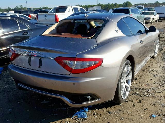 ZAM45KLA3C0060678 - 2012 MASERATI GRANTURISM GRAY photo 4