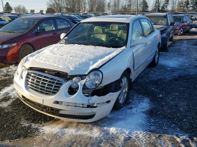 KNALD125975127033 - 2007 KIA AMANTI WHITE photo 2