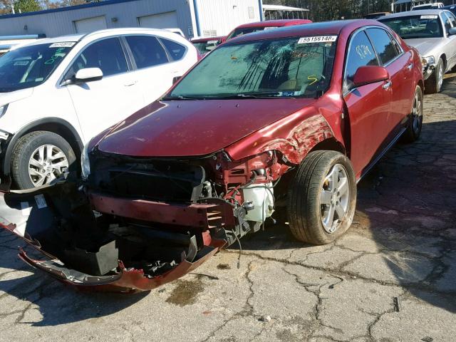 1G1ZK57B98F266138 - 2008 CHEVROLET MALIBU LTZ MAROON photo 2