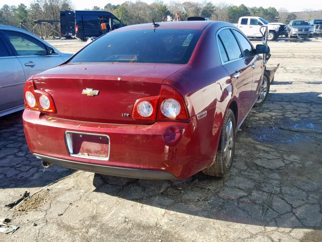 1G1ZK57B98F266138 - 2008 CHEVROLET MALIBU LTZ MAROON photo 4