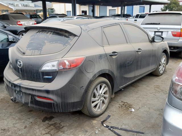 JM1BL1L77D1843949 - 2013 MAZDA 3 I BLACK photo 4