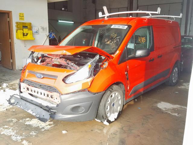 NM0LS7E79H1325724 - 2017 FORD TRANSIT CO RED photo 2