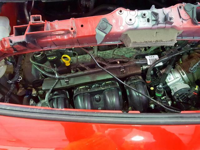 NM0LS7E79H1325724 - 2017 FORD TRANSIT CO RED photo 7