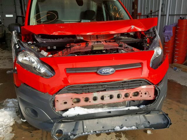 NM0LS7E79H1325724 - 2017 FORD TRANSIT CO RED photo 9