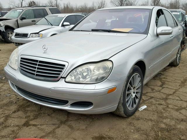 WDBNG70JX3A378875 - 2003 MERCEDES-BENZ S 430 SILVER photo 2