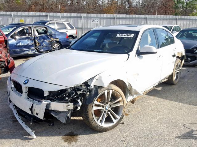 WBA8B9G58HNU51532 - 2017 BMW 330 I WHITE photo 2