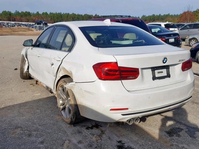 WBA8B9G58HNU51532 - 2017 BMW 330 I WHITE photo 3