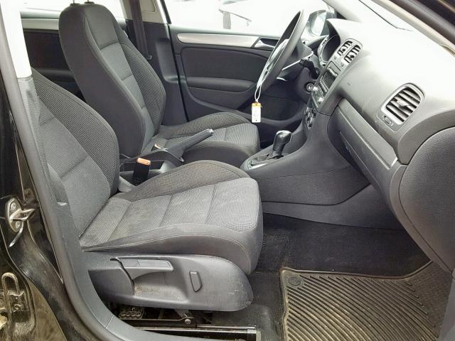WVWDB7AJ8CW250535 - 2012 VOLKSWAGEN GOLF BLACK photo 5