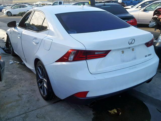 JTHBF1D27E5017668 - 2014 LEXUS IS 250 WHITE photo 3