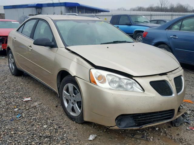 1G2ZF55B964210549 - 2006 PONTIAC G6 SE GOLD photo 1