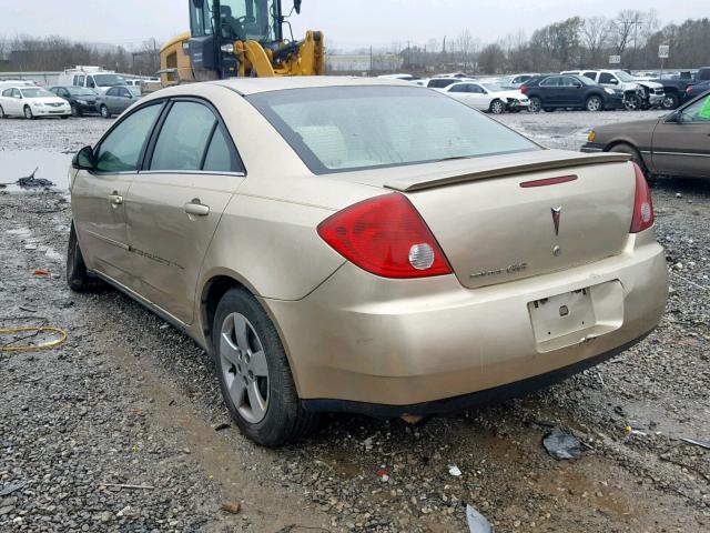 1G2ZF55B964210549 - 2006 PONTIAC G6 SE GOLD photo 3