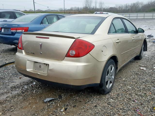 1G2ZF55B964210549 - 2006 PONTIAC G6 SE GOLD photo 4