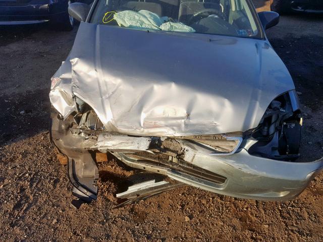 2HGEJ6616YH513705 - 2000 HONDA CIVIC BASE SILVER photo 7