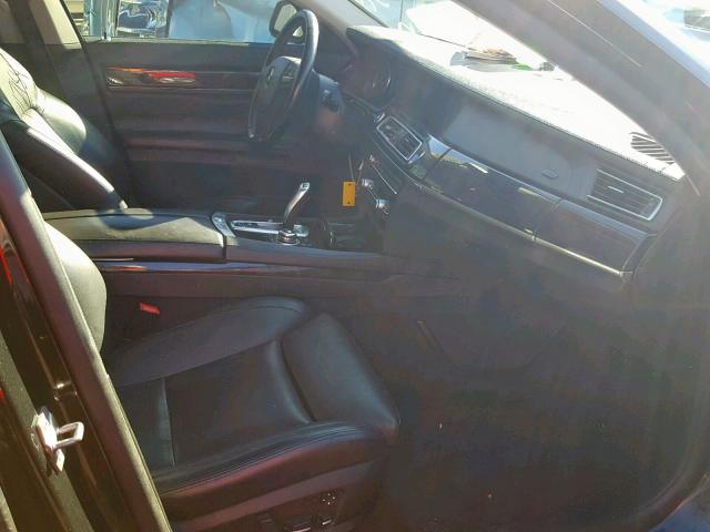 WBAKB8C59BCY66108 - 2011 BMW 750LI CHARCOAL photo 5