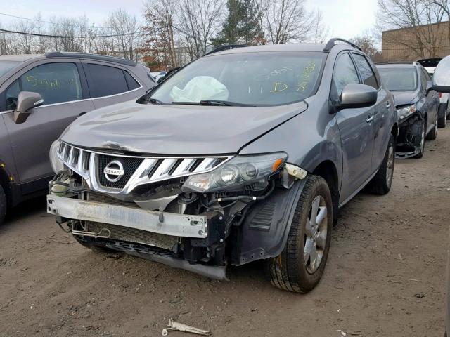 JN8AZ18W49W127485 - 2009 NISSAN MURANO S GRAY photo 2