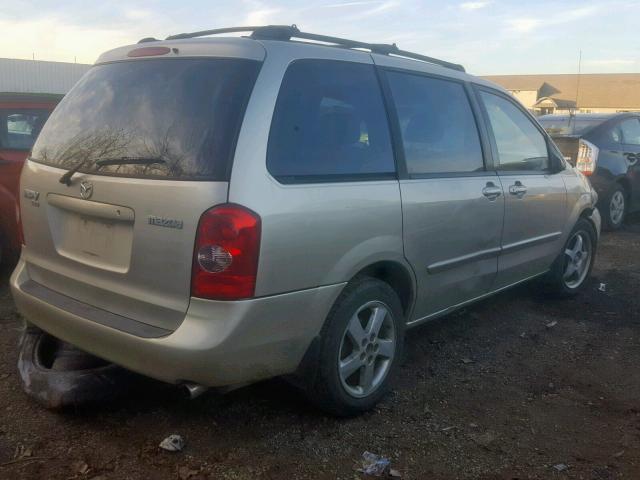 JM3LW28J230346048 - 2003 MAZDA MPV WAGON SILVER photo 4