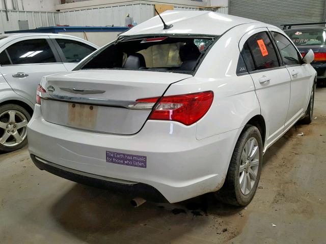 1C3CCBBBXCN120141 - 2012 CHRYSLER 200 TOURIN WHITE photo 4