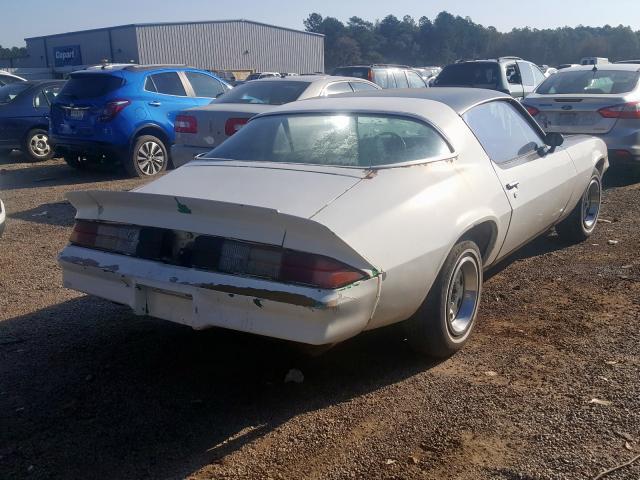 1Q87L9N526302 - 1979 CHEVROLET CAM Z28 CV WHITE photo 4