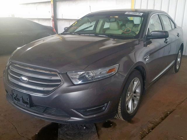 1FAHP2E89DG186021 - 2013 FORD TAURUS SEL GRAY photo 2