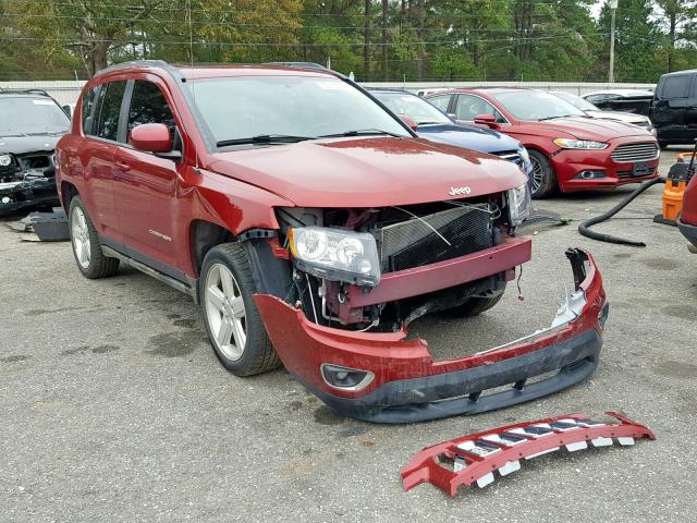 1C4NJCEA6ED671601 - 2014 JEEP COMPASS LA RED photo 1