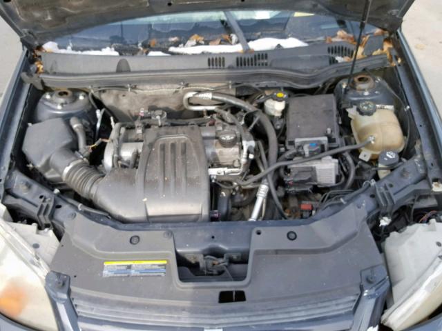 1G1AL58F087319721 - 2008 CHEVROLET COBALT LT CHARCOAL photo 7