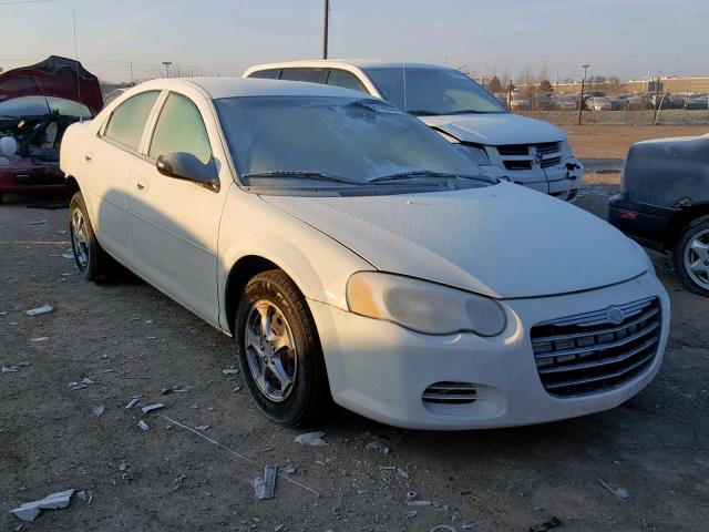 1C3EL46RX4N267704 - 2004 CHRYSLER SEBRING LX WHITE photo 1