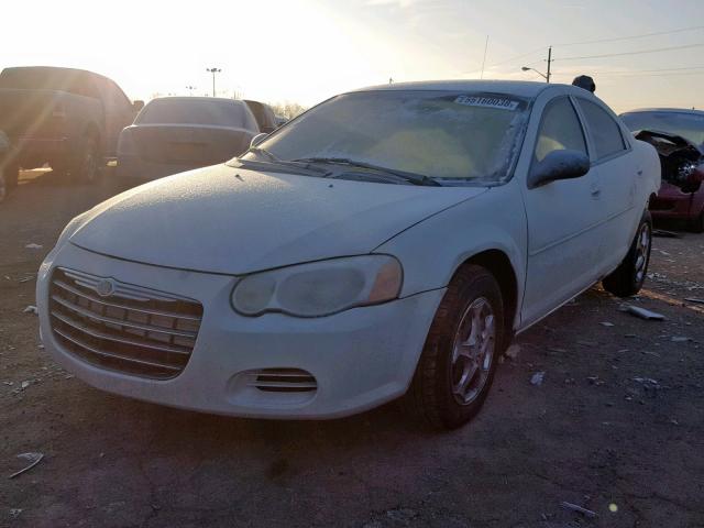 1C3EL46RX4N267704 - 2004 CHRYSLER SEBRING LX WHITE photo 2