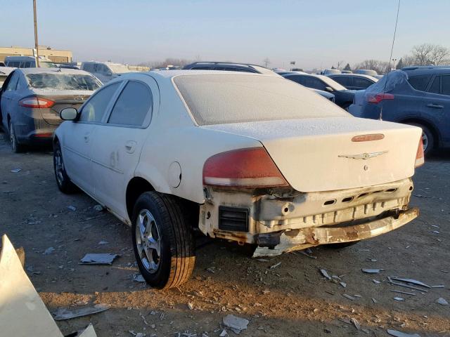 1C3EL46RX4N267704 - 2004 CHRYSLER SEBRING LX WHITE photo 3