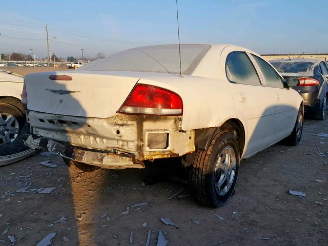 1C3EL46RX4N267704 - 2004 CHRYSLER SEBRING LX WHITE photo 4