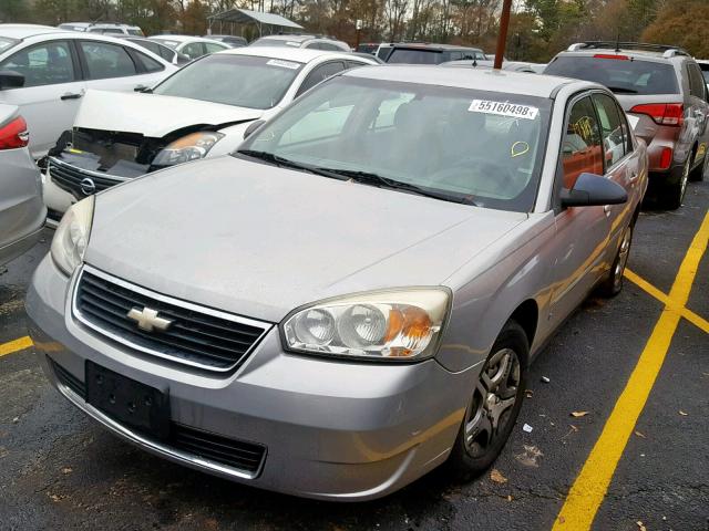 1G1ZS58F37F312806 - 2007 CHEVROLET MALIBU LS Plata foto 2