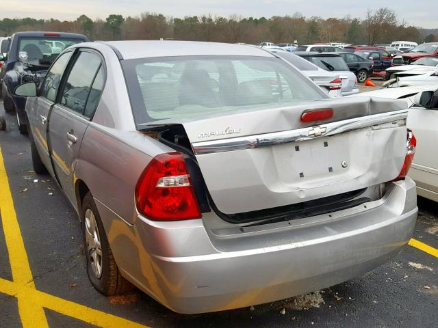 1G1ZS58F37F312806 - 2007 CHEVROLET MALIBU LS Plata foto 3