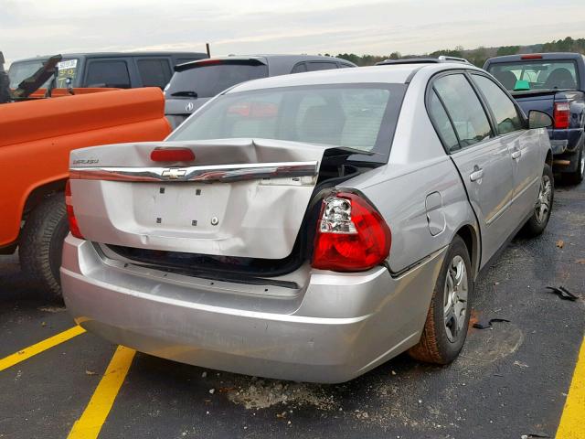 1G1ZS58F37F312806 - 2007 CHEVROLET MALIBU LS Plata foto 4
