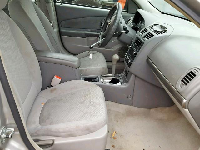 1G1ZS58F37F312806 - 2007 CHEVROLET MALIBU LS Plata foto 5