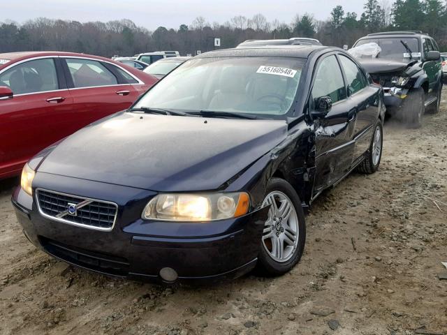 YV1RS592162542038 - 2006 VOLVO S60 2.5T BLUE photo 2