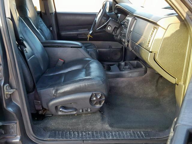 1D4HS58N23F561072 - 2003 DODGE DURANGO SL GRAY photo 5