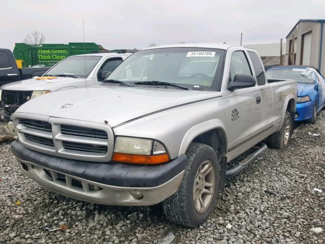 1D7HL32N33S195269 - 2003 DODGE DAKOTA SPO GRAY photo 2