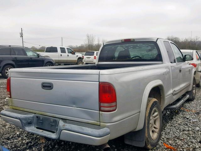 1D7HL32N33S195269 - 2003 DODGE DAKOTA SPO GRAY photo 4